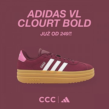  KULTOWY MODEL W CCC!  ADIDAS VL COURT BOLD!