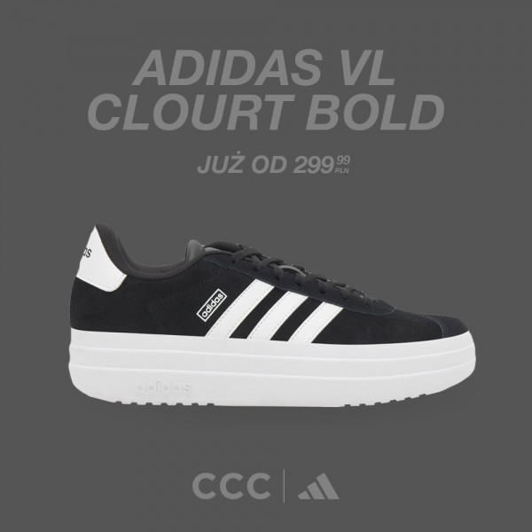  KULTOWY MODEL W CCC!  ADIDAS VL COURT BOLD!